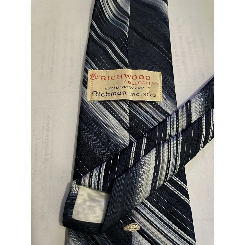 Richwood Collection Mens Formal Necktie‎ W Blue Neck Tie